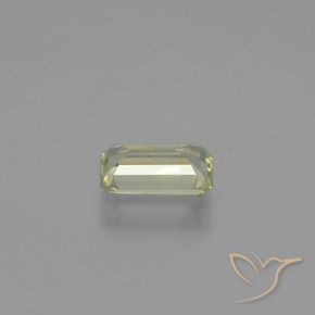 Color-Change Diaspore Gemstone in 7.7 x 4.7 mm Size for Sale, Color-Change Diaspore Stone in Very Light Yellow Color