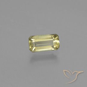 0.95 ct Yellow Color-Change Diaspore Stone, Natural Color-Change Diaspore in Octagon Facet Shape for Sale