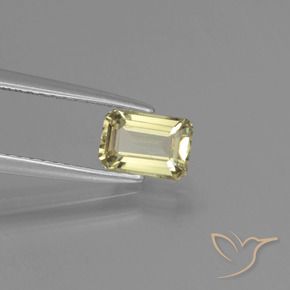 0.88 ct Yellow Color-Change Diaspore Stone, Natural Color-Change Diaspore in Octagon Facet Shape for Sale