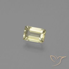 0.82 ct Yellow Color-Change Diaspore Stone, Natural Color-Change Diaspore in Octagon Facet Shape for Sale