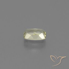 Color-Change Diaspore Gemstone in 8 x 5.4 mm Size for Sale, Color-Change Diaspore Stone in Light Yellow Color
