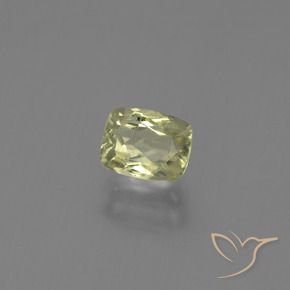 1.37 ct Yellow Color-Change Diaspore Stone, Natural Color-Change Diaspore in Cushion-Cut Shape for Sale