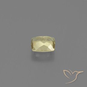 Color-Change Diaspore Gemstone in 6.7 x 5.9 mm Size for Sale, Color-Change Diaspore Stone in Yellow Green Color