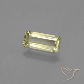 1.22 ct Yellow Color-Change Diaspore Stone, Natural Color-Change Diaspore in Octagon Facet Shape for Sale