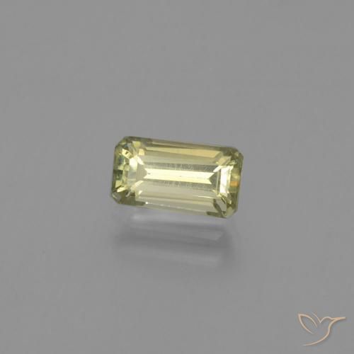 1.40 ct Yellow Color-Change Diaspore Stone, Natural Color-Change Diaspore in Octagon Facet Shape for Sale