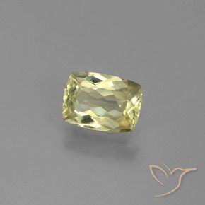 1.06 ct Yellow Color-Change Diaspore Stone, Natural Color-Change Diaspore in Cushion-Cut Shape for Sale