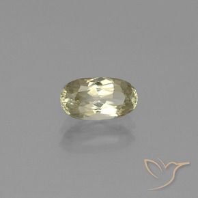 1.04 ct Yellow Color-Change Diaspore Stone, Natural Color-Change Diaspore in Oval Facet Shape for Sale