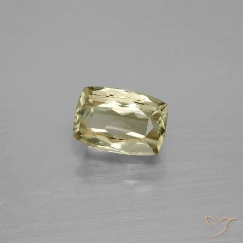 1.20 ct Yellow Color-Change Diaspore Stone, Natural Color-Change Diaspore in Cushion-Cut Shape for Sale