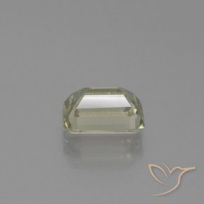 Color-Change Diaspore Gemstone in 7.6 x 5.1 mm Size for Sale, Color-Change Diaspore Stone in Very Light Yellow Color