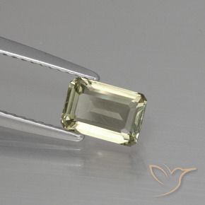 1.04 ct Yellow Color-Change Diaspore Stone, Natural Color-Change Diaspore in Octagon Facet Shape for Sale