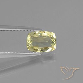 1.14 ct Yellow Color-Change Diaspore Stone, Natural Color-Change Diaspore in Cushion-Cut Shape for Sale
