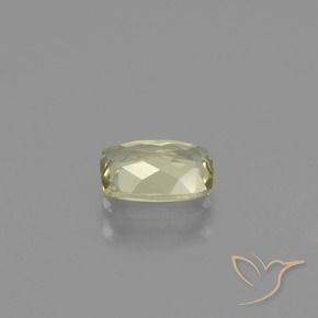 Color-Change Diaspore Gemstone in 7.6 x 5.4 mm Size for Sale, Color-Change Diaspore Stone in Medium Yellow Color