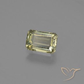 1.05 ct Yellow Color-Change Diaspore Stone, Natural Color-Change Diaspore in Octagon Facet Shape for Sale