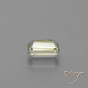 Color-Change Diaspore Gemstone in 7.5 x 4.4 mm Size for Sale, Color-Change Diaspore Stone in Light Yellow Green Color