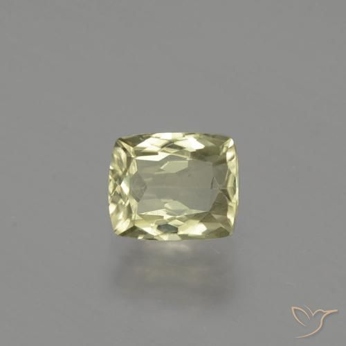 1.08 ct Yellow Color-Change Diaspore Stone, Natural Color-Change Diaspore in Cushion-Cut Shape for Sale