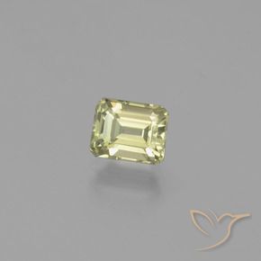 1.11 ct Yellow Color-Change Diaspore Stone, Natural Color-Change Diaspore in Octagon Facet Shape for Sale