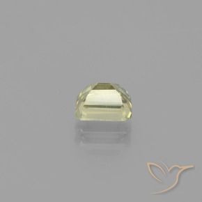 Color-Change Diaspore Gemstone in 6.3 x 5 mm Size for Sale, Color-Change Diaspore Stone in Light Yellow Color