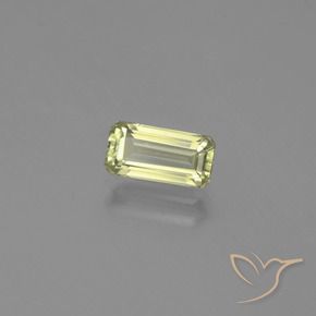 1.24 ct Yellow Color-Change Diaspore Stone, Natural Color-Change Diaspore in Octagon Facet Shape for Sale