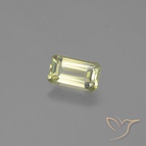 1.62 ct Yellow Color-Change Diaspore Stone, Natural Color-Change Diaspore in Octagon Facet Shape for Sale