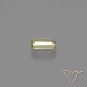 Color-Change Diaspore Gemstone in 7.8 x 4.8 mm Size for Sale, Color-Change Diaspore Stone in Light Yellow Color