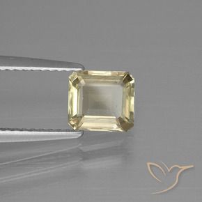 1.15 ct Yellow Color-Change Diaspore Stone, Natural Color-Change Diaspore in Octagon Facet Shape for Sale