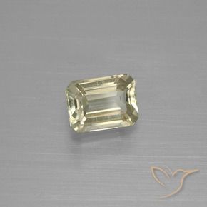 0.90 ct Yellow Color-Change Diaspore Stone, Natural Color-Change Diaspore in Octagon Facet Shape for Sale