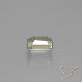 Color-Change Diaspore Gemstone in 6.5 x 4.8 mm Size for Sale, Color-Change Diaspore Stone in Light Yellow Color
