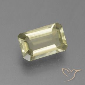 0.90 ct Yellow Color-Change Diaspore Stone, Natural Color-Change Diaspore in Octagon Step Cut Shape for Sale