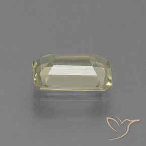 Color-Change Diaspore Gemstone in 7.4 x 4.7 mm Size for Sale, Color-Change Diaspore Stone in Light Yellow Color