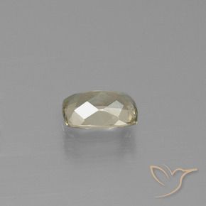 Color-Change Diaspore Gemstone in 7.4 x 5 mm Size for Sale, Color-Change Diaspore Stone in Light Yellow Color
