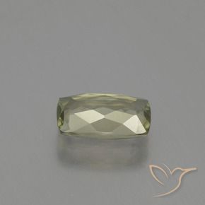 Color-Change Diaspore Gemstone in 8.4 x 5 mm Size for Sale, Color-Change Diaspore Stone in Light Golden Yellow Color