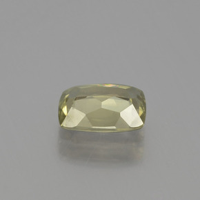 Color-Change Diaspore Gemstone in 7.5 x 5.4 mm Size for Sale, Color-Change Diaspore Stone in Medium Yellow Color