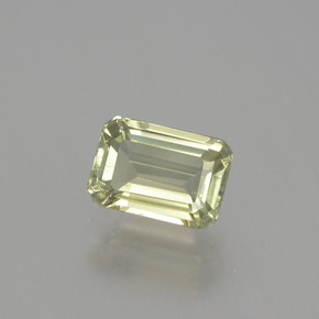1.24 ct Yellow Color-Change Diaspore Stone, Natural Color-Change Diaspore in Octagon Facet Shape for Sale