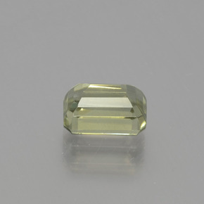 Color-Change Diaspore Gemstone in 6.8 x 4.7 mm Size for Sale, Color-Change Diaspore Stone in Pale Yellow Color