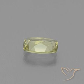 Color-Change Diaspore Gemstone in 7.7 x 5.3 mm Size for Sale, Color-Change Diaspore Stone in Medium Yellow Color