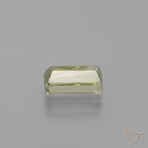 Color-Change Diaspore Gemstone in 8.5 x 4.8 mm Size for Sale, Color-Change Diaspore Stone in Very Light Yellow Color
