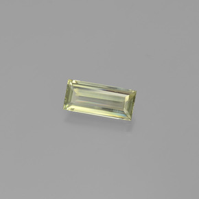 1.32 ct Yellow Color-Change Diaspore Stone, Natural Color-Change Diaspore in Baguette Facet Shape for Sale