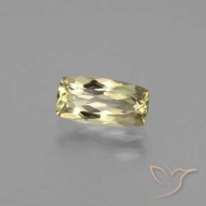 1.45 ct Yellow Color-Change Diaspore Stone, Natural Color-Change Diaspore in Cushion-Cut Shape for Sale