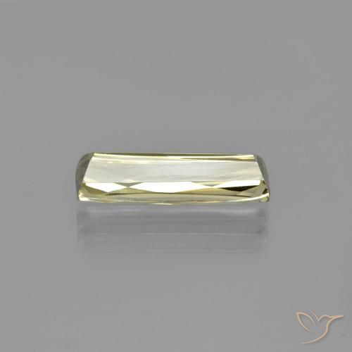 Color-Change Diaspore Gemstone in 15.3 x 4.8 mm Size for Sale, Color-Change Diaspore Stone in Pale Yellow Color