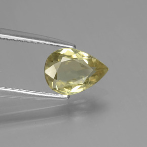 1.02 ct  Color-Change Diaspore Stone, Natural Color-Change Diaspore in Pear Facet Shape for Sale