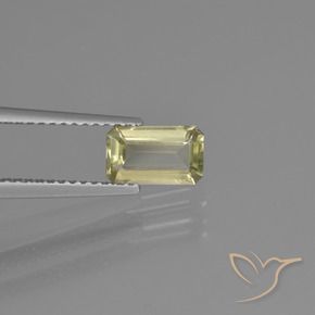 0.91 ct Yellow Color-Change Diaspore Stone, Natural Color-Change Diaspore in Octagon Facet Shape for Sale