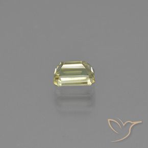 Color-Change Diaspore Gemstone in 6.8 x 4.5 mm Size for Sale, Color-Change Diaspore Stone in Light Yellow Color