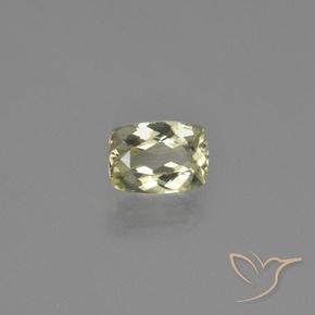 1.14 ct Yellow Color-Change Diaspore Stone, Natural Color-Change Diaspore in Cushion-Cut Shape for Sale