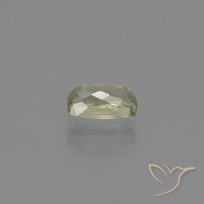 Color-Change Diaspore Gemstone in 7.7 x 4.7 mm Size for Sale, Color-Change Diaspore Stone in Light Yellow Color
