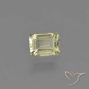 0.91 ct Yellow Color-Change Diaspore Stone, Natural Color-Change Diaspore in Octagon Facet Shape for Sale