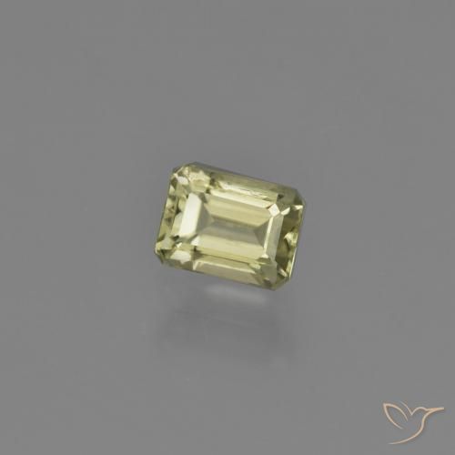 1.04 ct Yellow Color-Change Diaspore Stone, Natural Color-Change Diaspore in Octagon Facet Shape for Sale