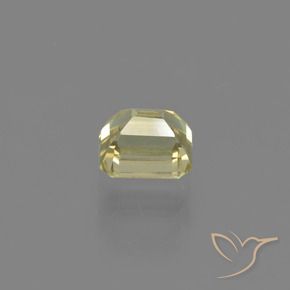 Color-Change Diaspore Gemstone in 5.7 x 4.8 mm Size for Sale, Color-Change Diaspore Stone in Light Yellow Color
