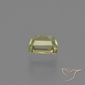 Color-Change Diaspore Gemstone in 5.9 x 4.8 mm Size for Sale, Color-Change Diaspore Stone in Light Yellow Color