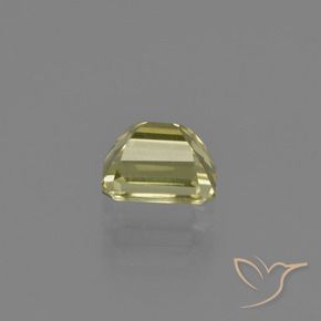 Color-Change Diaspore Gemstone in 6.2 x 4.6 mm Size for Sale, Color-Change Diaspore Stone in Light Yellow Color