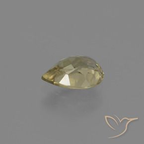Color-Change Diaspore Gemstone in 7.8 x 5.8 mm Size for Sale, Color-Change Diaspore Stone in Brownish Yellow Color
